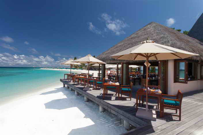 Пляжный отель на Мальдивах